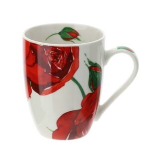 29644 HERVIT TAZZA MUG ROSE BACCARAT PORC. 8X10,5CM