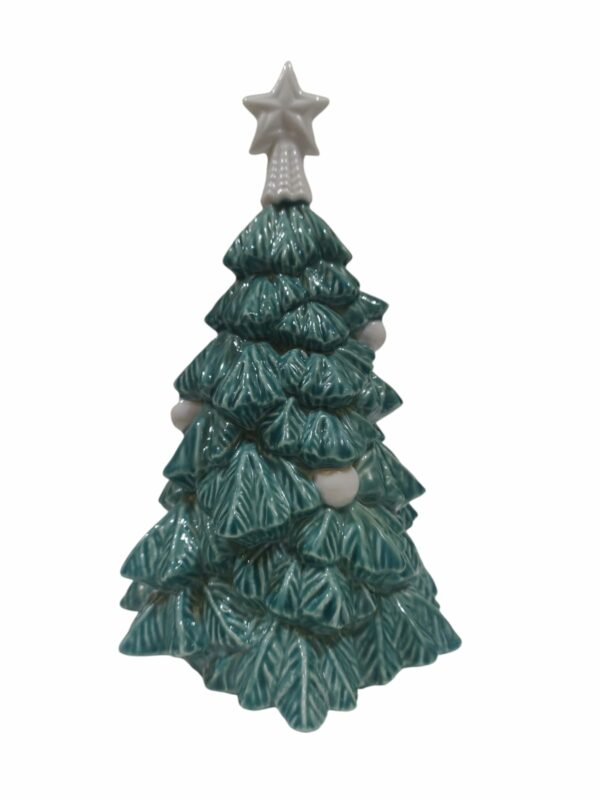 02001932 NAO ALBERO DI NATALE PORCELLANA 18CM