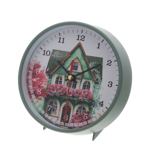 29949 HERVIT OROLOGIO DA TAVOLO TONDO COTTAGE DIA.15CM